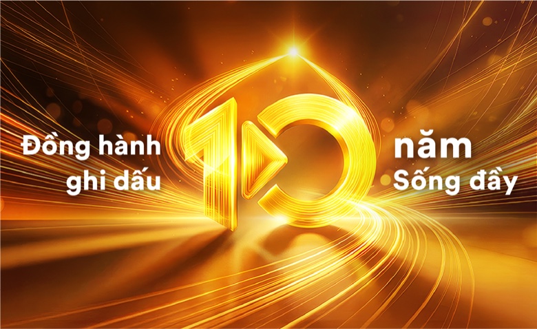Đồng hành ghi dấu 10 năm sống đầy