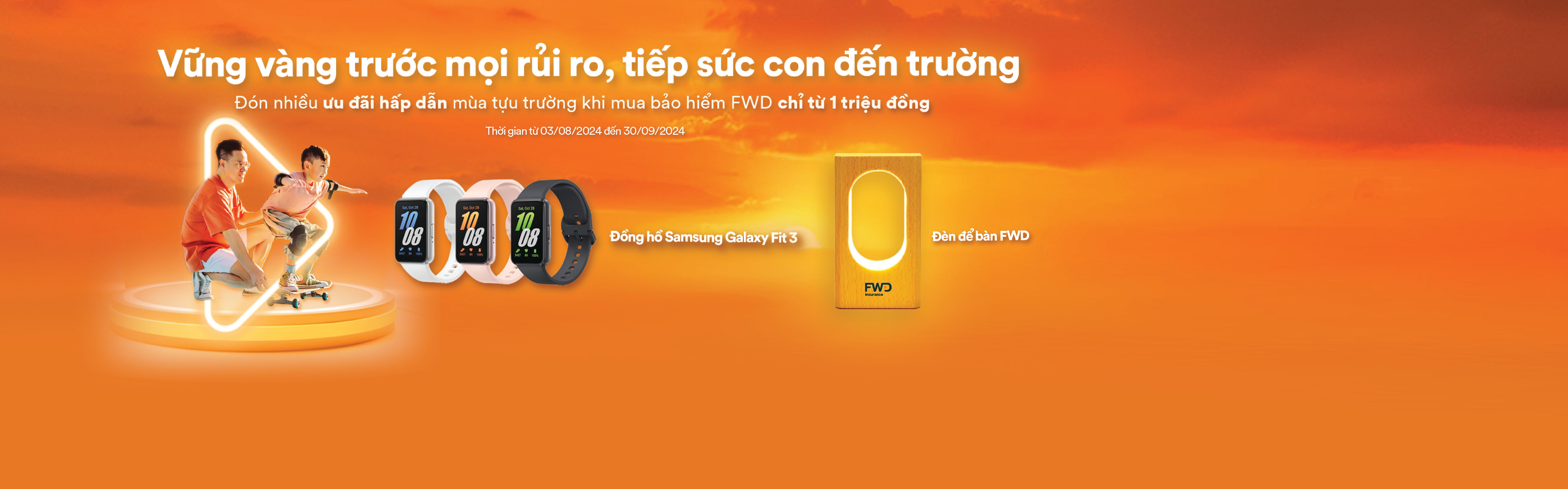 Mua Bảo hiểm tai nạn online dễ dàng với FWD!