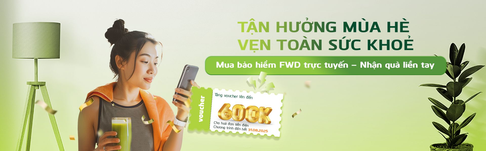 Khám phá ưu đãi bảo hiểm trực tuyến FWD
